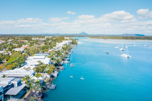 Drone Of Noosa River