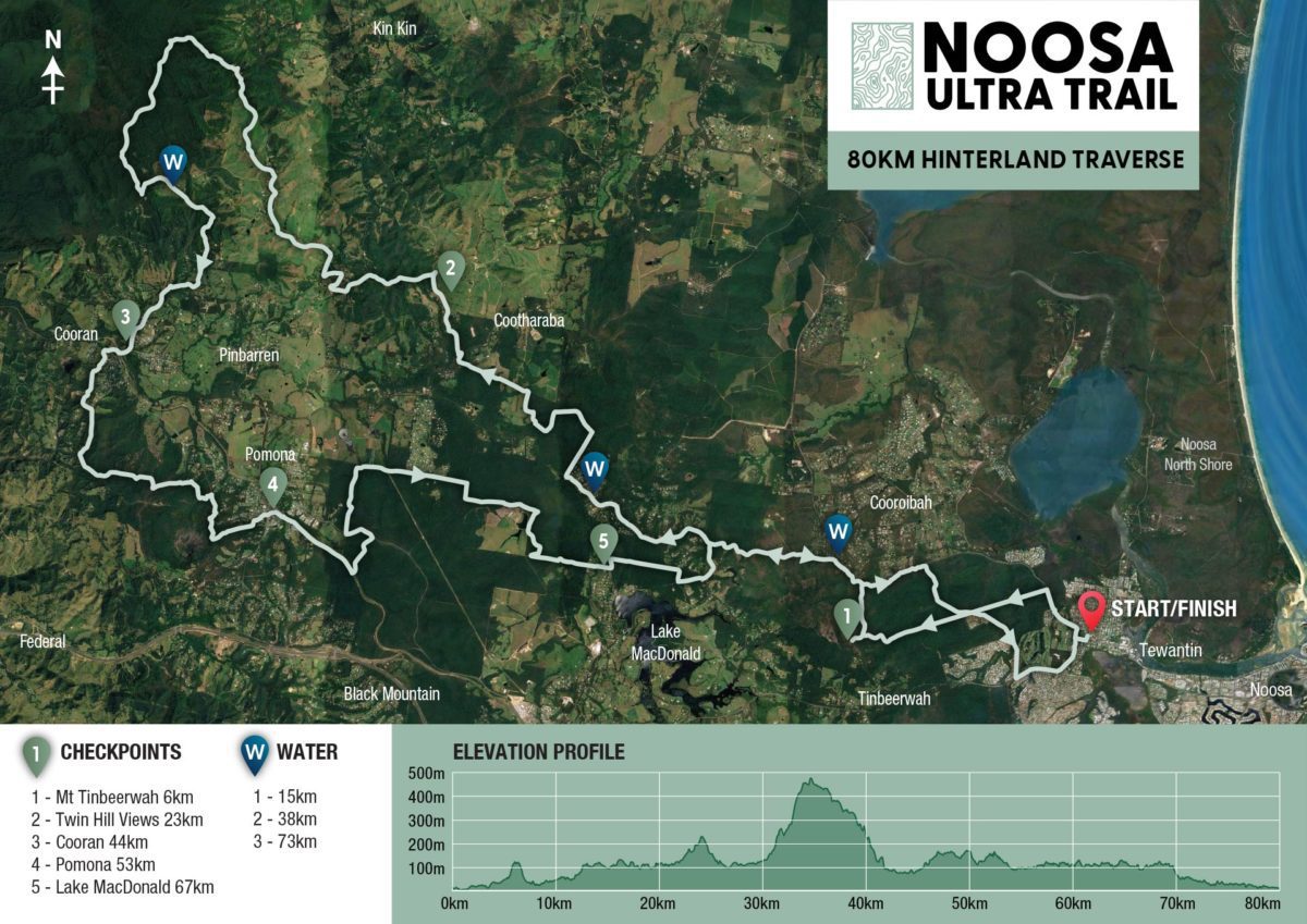 Noosaultratrail 80 Course Map V1