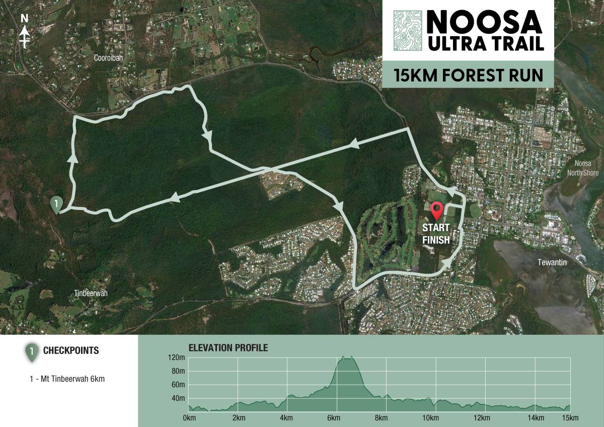 Noosaultratrail 15 Course Map V2